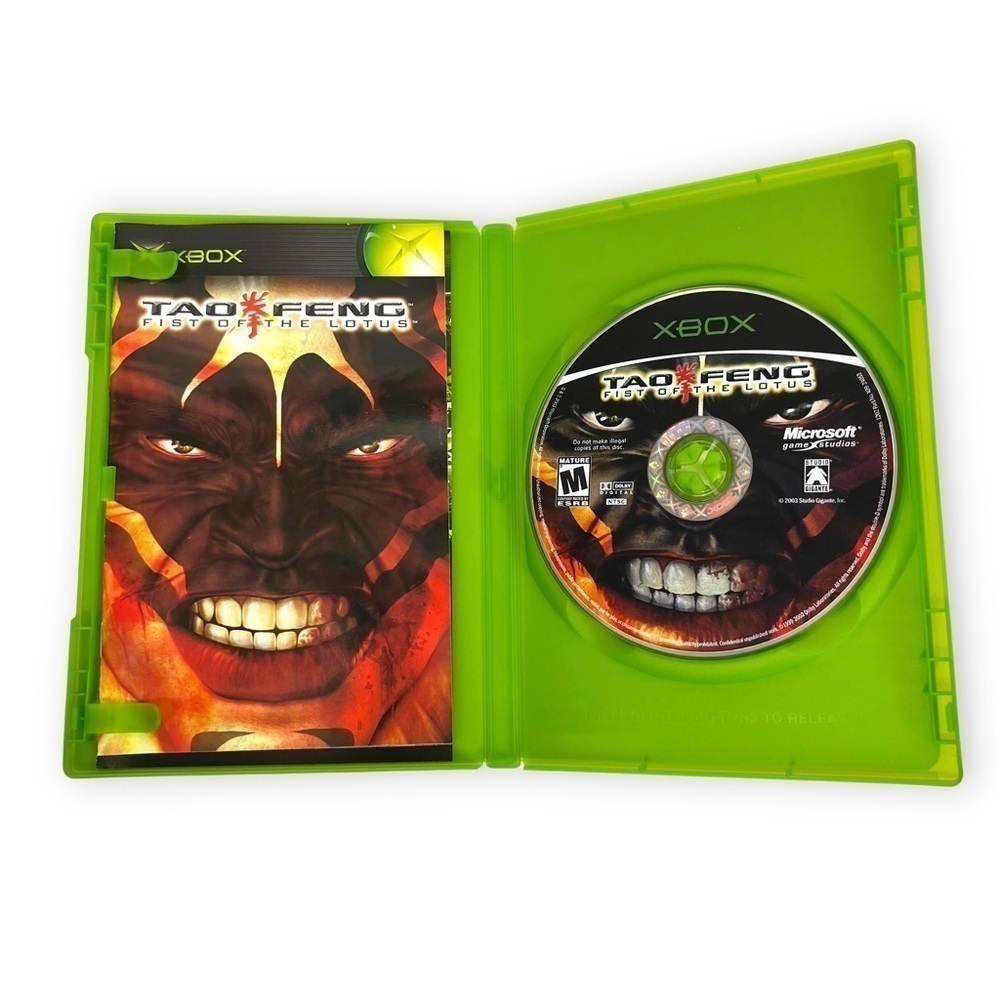 XBOX TAO FENG FIST OF THE LOTUS